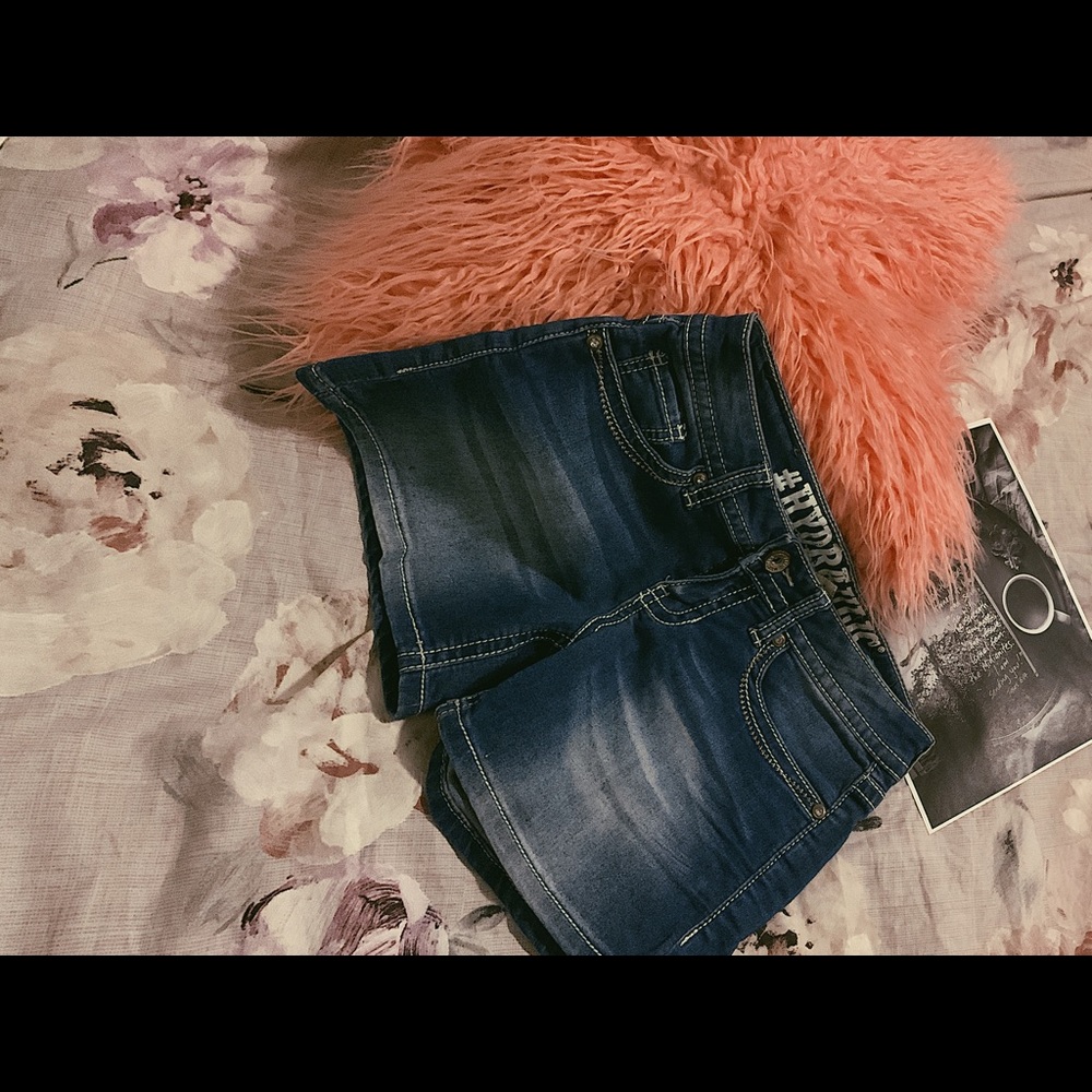 Embellished Jean Shorts | Hydraulic